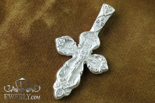 Buy an Orthodox cross of sterling silver 08599WS