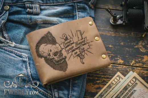 Handmade genuine leather wallet to buy 11033TX