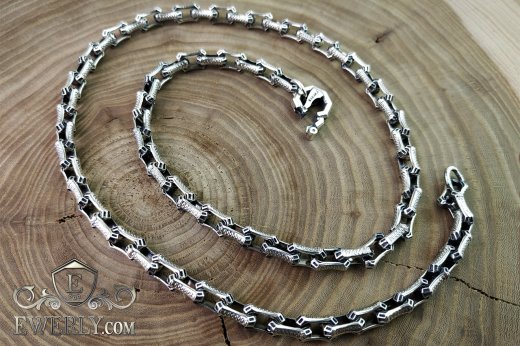 Author's chain of silver with blackening to buy 111512GU