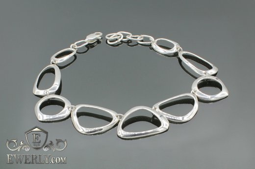 Жіночий срібний браслет 22402QU купити