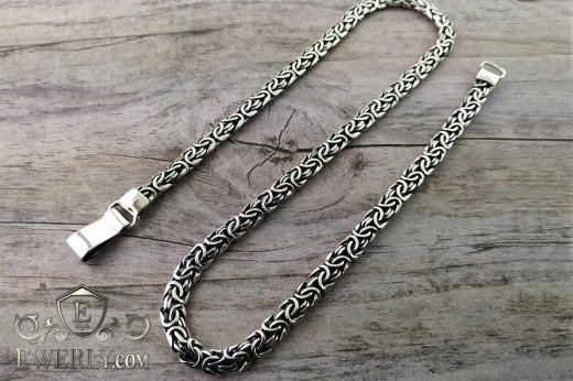 Chain "Fox tail (Valkyrie)" of sterling silver to buy 111008SJ