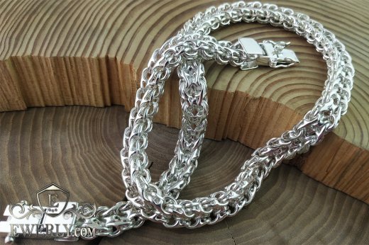 Silver chain 200 grams - thick men's silver chain