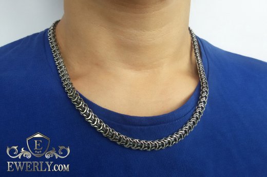 Chain "Ramses" of sterling silver for men to buy 111000AE