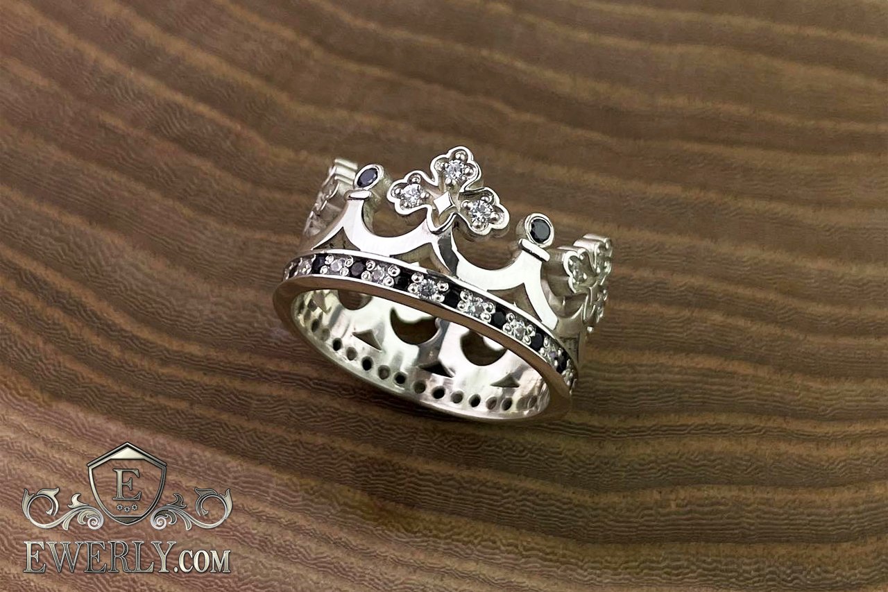 Ring Royal Queen Crown Colorful Stones 925 Sterling Silver With Gold 2021  Brand New Fine Jewerly Trendy Magical Gift For Women - Rings - AliExpress