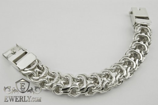 Big men's bracelet "Ramses" of  silver to buy 121000XQ