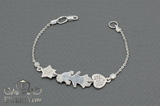 Bracelet for women of sterling silver to buy 22521OK