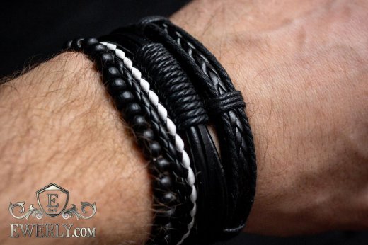Leather bracelet to buy 124018VH