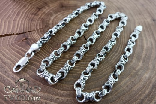 Buy a silver chain 100 grams from the author's weaving
