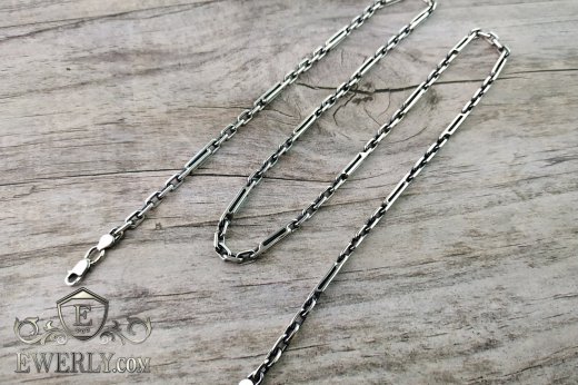 Chain "Elongated anchor" of sterling silver to buy 111004NY