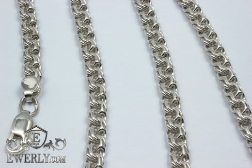 Chain "Moscow bismarck" of sterling silver to buy 111007GD