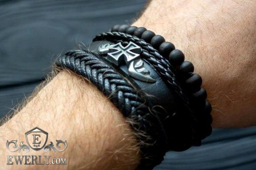 Leather bracelet to buy 124015PT