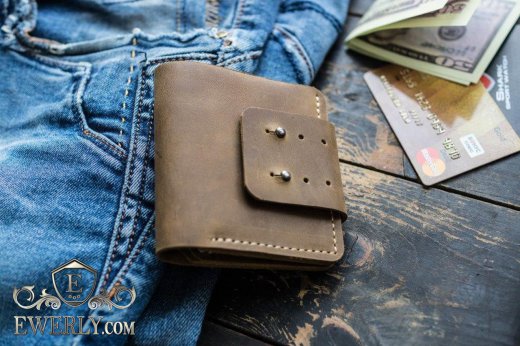 Чоловічий шкіряний гаманець - портмоне купити 11027XS