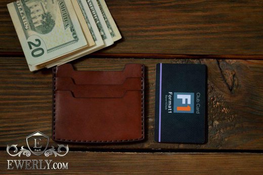 Money clip made of genuine leather to buy 11060OB