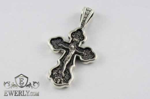 Cross of  silver with crucifix to buy 08617WUF