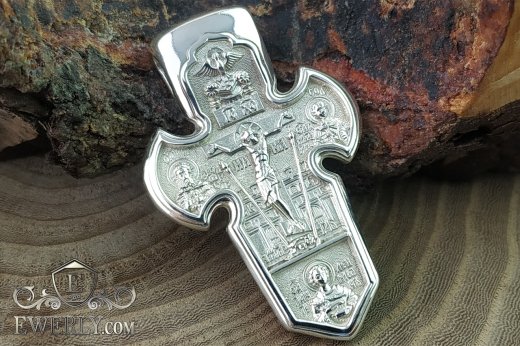 Наперсный крест (серебро 925 пробы) купить
