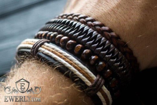Leather bracelet to buy 124014XN