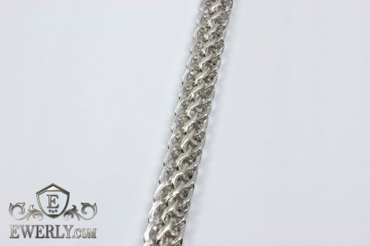 Молнія - плетіння срібних ланцюжків і браслетів для чоловіків і жінок, фото