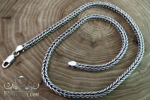 Chain "Spica" of sterling silver for men to buy 111017UH