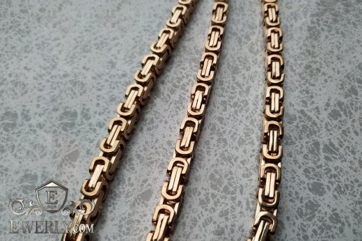 Плетение золотых цепочек мужских и браслетов из золота 585 пробы