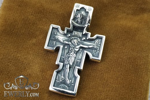 Cross of  silver for men to buy 0101084KB