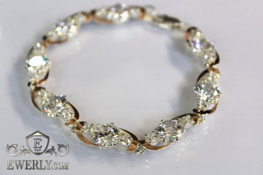 Bracelet for women of  silver to buy 01027LV