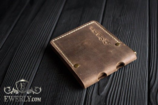 Money clip made of genuine leather to buy 11054RJ