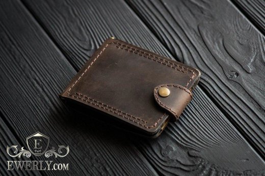 Handmade money clip made of genuine leather to buy 11024KD
