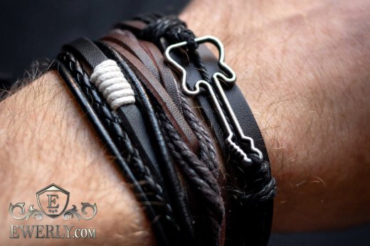 Leather bracelet to buy 124016VB