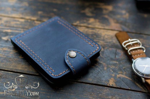 Handmade money clip made of genuine leather to buy 11024FE