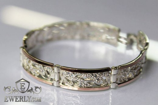 Bracelet for women of  silver to buy 01019EM