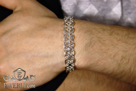Bracelet "Cobra" of sterling silver to buy 121015LH