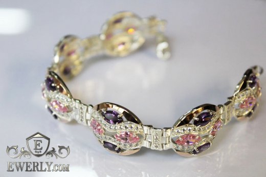 Women's bracelet of sterling silver to buy 01028WF